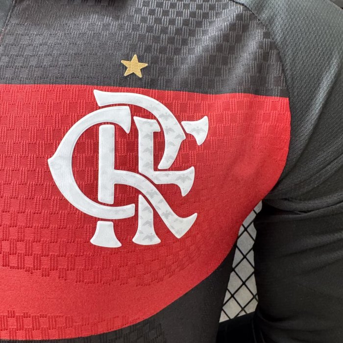2026 Flamengo Home Long Sleeve Player Version Soccer Jersey(长袖)