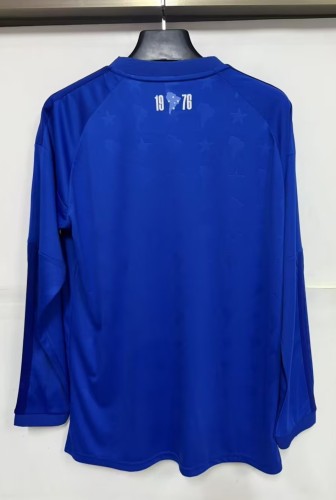 2026 Cruzeiro Home Long Sleeve Fans Soccer Jersey(长袖)