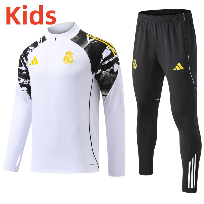 25-26 RMA High Quality Kids Half Pull Tracksuit
