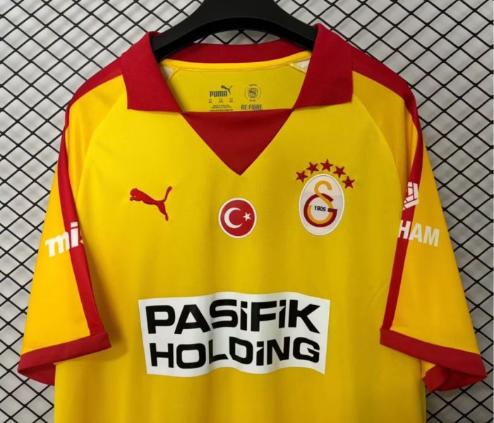 25-26 Galatasaray Yellow Fans Soccer Jersey