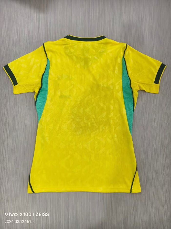 2026 Brazil Home Women Fans Soccer Jersey (女)