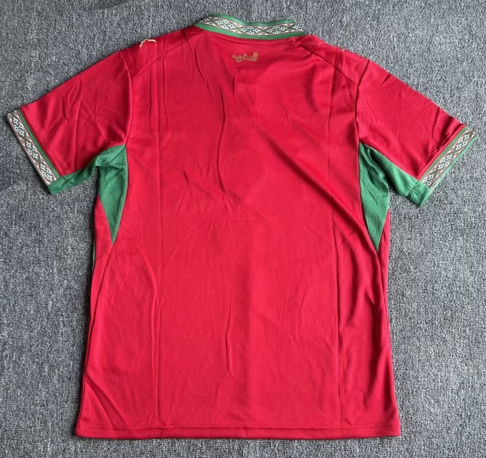 2026 Morocco Home Fans Soccer Jersey*两颗星