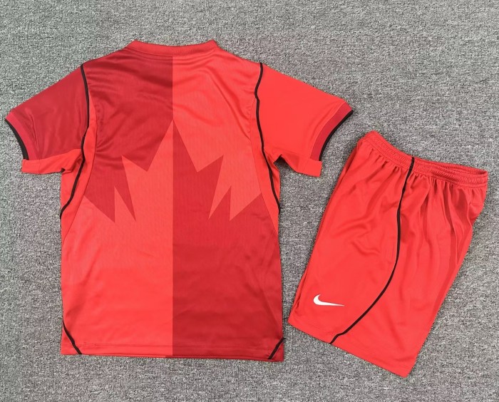 2026 Canada Home Kids Soccer Jersey