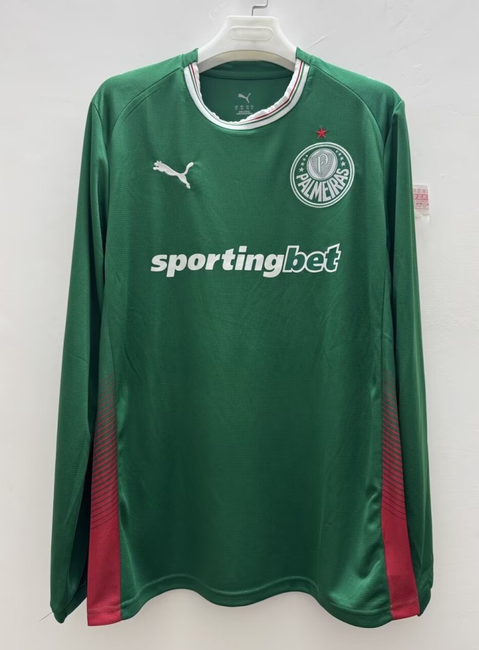 2026 Palmeiras Home Long Sleeve Fans Soccer Jersey (长袖)