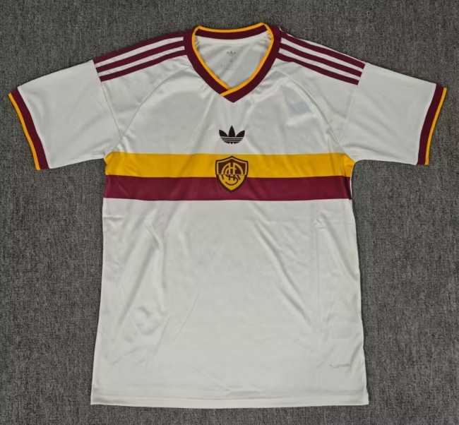 26-27 Roma White Special Edition Fans Soccer Jersey