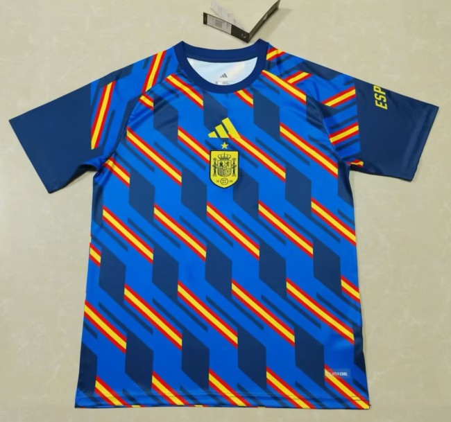2026 Spain Blue Training shirts