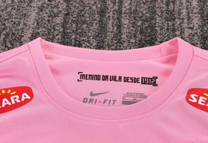 2013 Santos FC Long sleeves Kids Retro Soccer Jersey