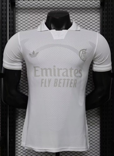 26-27 RMA White 125th Anniversary Edition Player Version Soccer Jersey