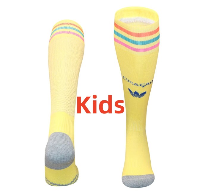 2026 Curacao Away Kids Socks