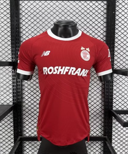 26-27 Toluca Red Special Edition Player Version Soccer Jersey