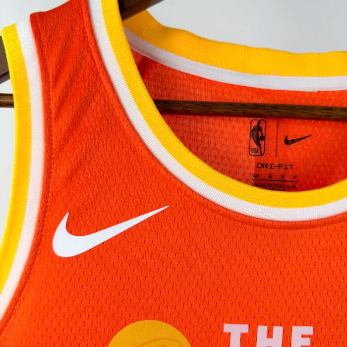 25-26 Cleveland Cavaliers HARDEN #1 Orange City Edition Top Quality Hot Pressing NBA Jersey