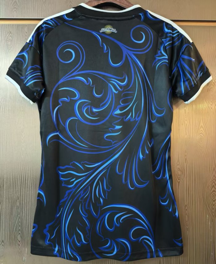 2026 World Cup Argentina Away Women Fans Soccer Jersey (女)