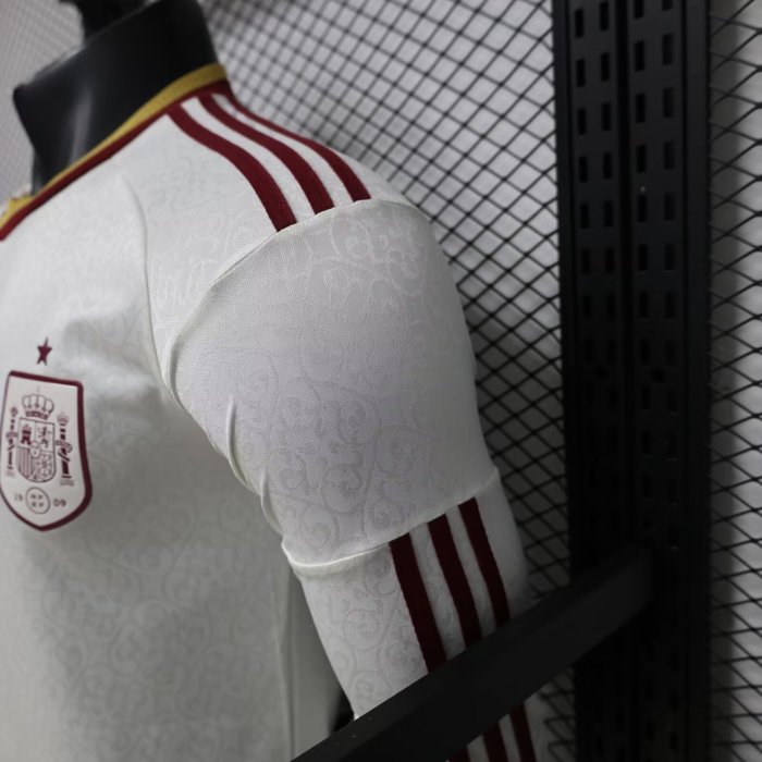 2026 World Cup Spain Away Long Sleeve Player Version Soccer Jersey*长袖球员