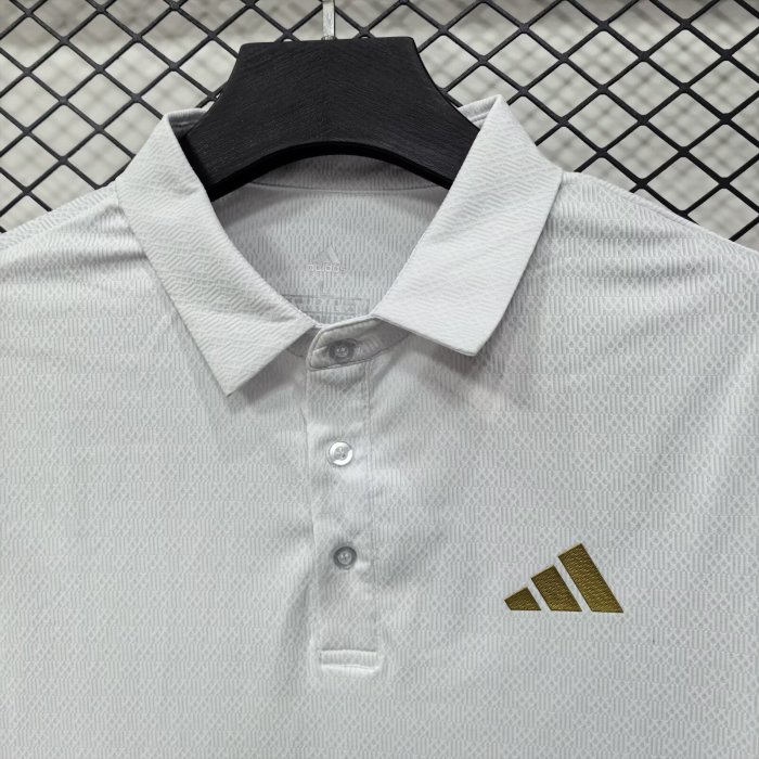 2026 AD White High Quality Polo Short Sleeve
