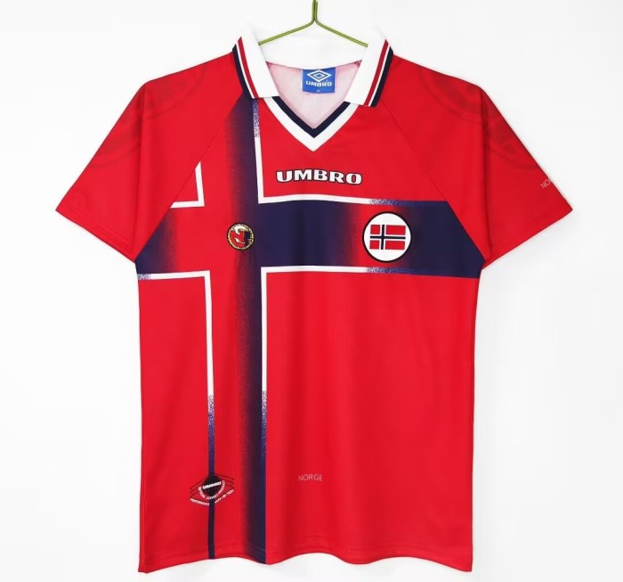 1997-1998 Norway Home Retro Soccer Jersey