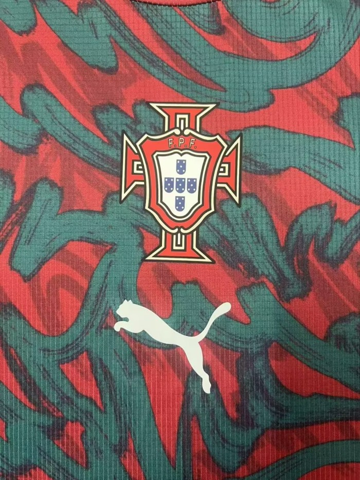 26-27 Portugal Red Training Shirts