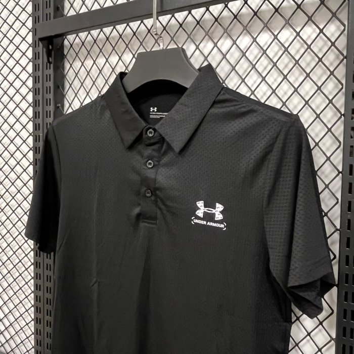 2026 UA Black High Quality Polo Short Sleeve