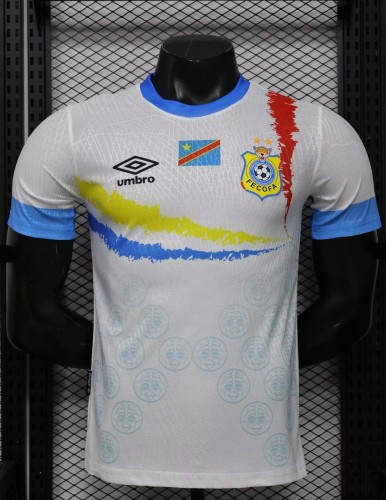 26-27 Congo White Special Edition Player Version Soccer Jersey