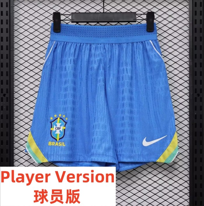 2026 World Cup Brazil Home Player Version Shorts Pants (球员短裤)