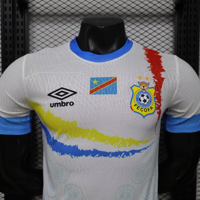 26-27 Congo White Special Edition Player Version Soccer Jersey