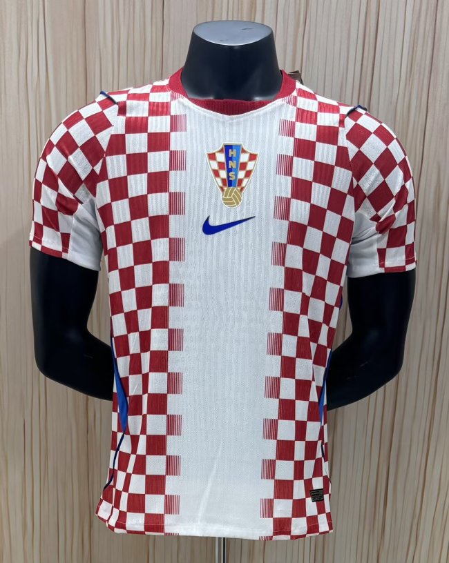 2026 World Cup Croatia Home Player Version Soccer Jersey