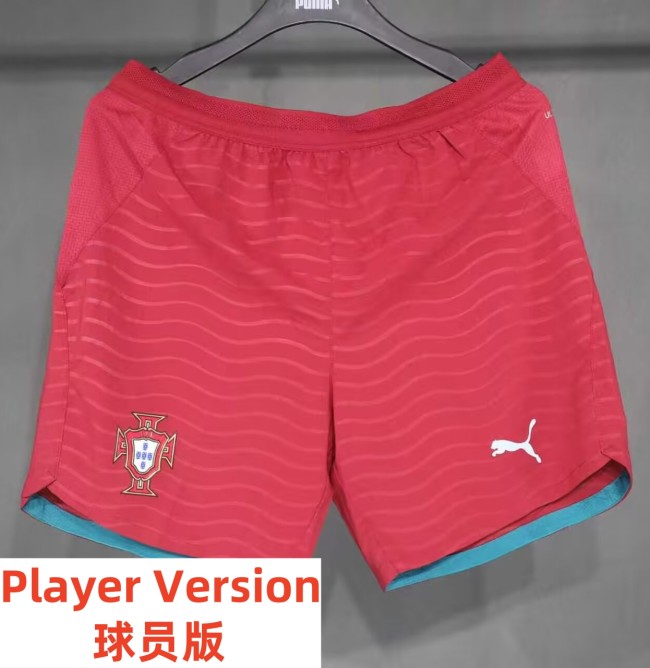2026 Portugal Home Player Version Shorts Pants (球员短裤)