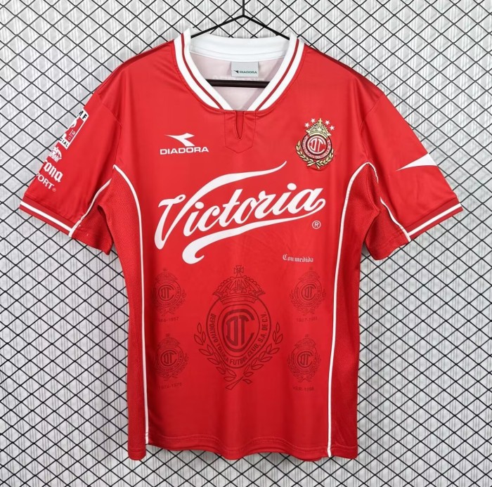 1998-1999 Toluca Home Fans Soccer Jersey