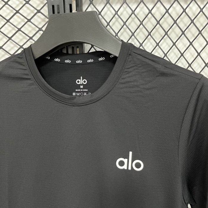 2026 Alo Black High Quality Casual T-Shirt