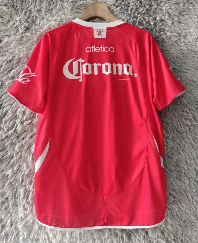 2008-2009 Toluca Home Retro Soccer Jersey