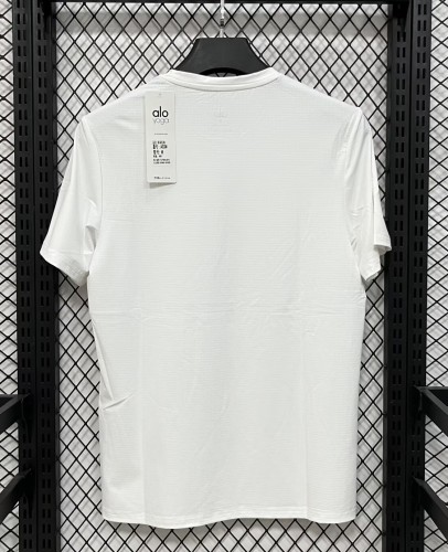 2026 Alo White High Quality Casual T-Shirt