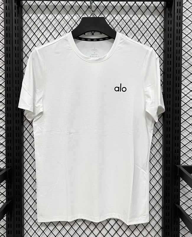 2026 Alo White High Quality Casual T-Shirt
