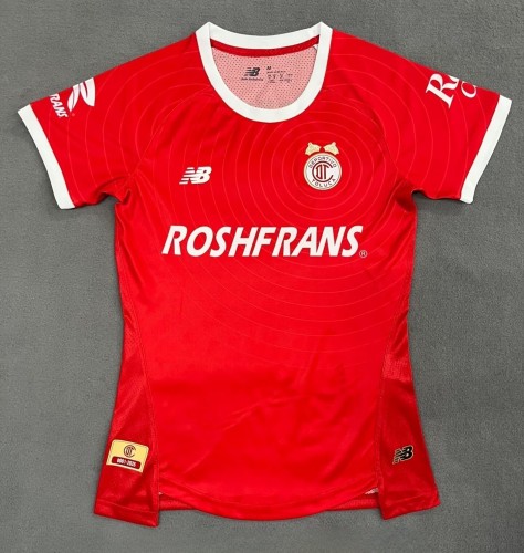 26-27 Toluca Red Special Edition Women Fans Soccer Jersey (女)
