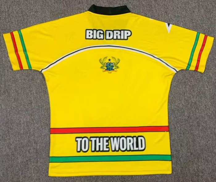 26-27 Ghana Yellow Special Edition Fans Soccer Jersey