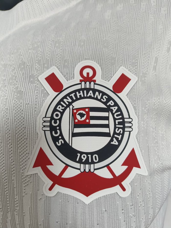 26-27 Corinthians Home Player Version Soccer Jersey