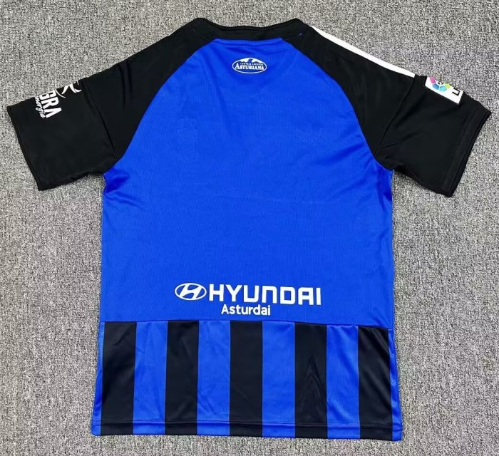 26-27 Real Oviedo Retro Version Fans Soccer Jersey
