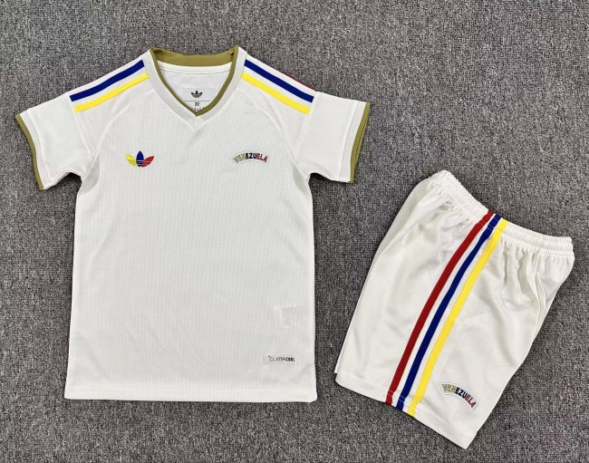 2026 Venezuela Away Kids Soccer Jersey