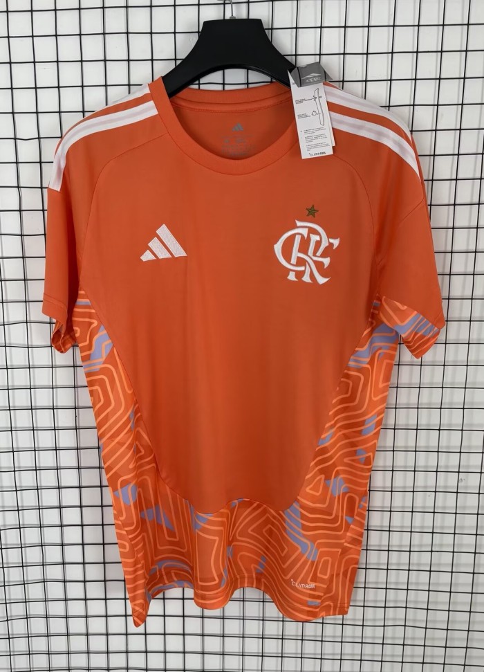 26-27 Flamengo Orange Special Edition Fans Soccer Jersey