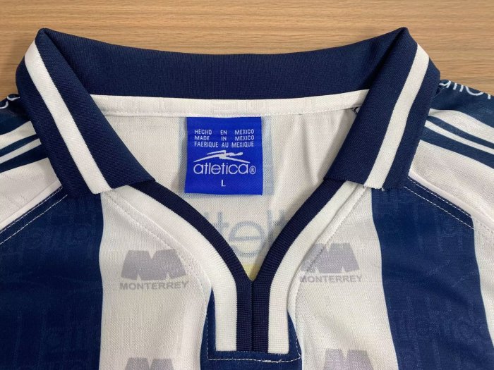 1999-2000 Monterrey Home Long Retro Soccer Jersey