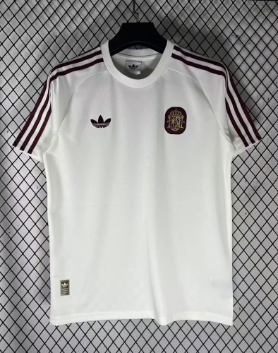 26-27 Spain White Casual Version Training shirts