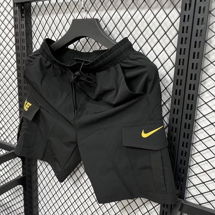 2026 NK Black Casual Short Pants