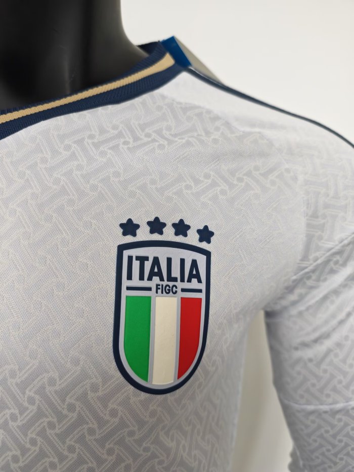 2026 Italy Away Long sleeves Player Version Soccer Jersey*长袖球员