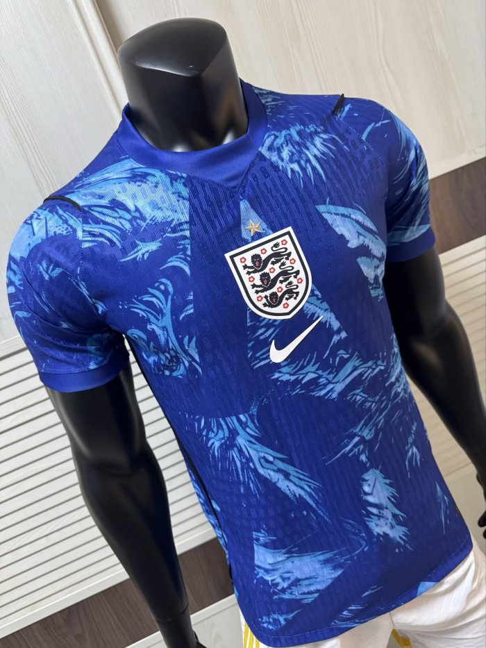2026 England Blue GoalKeeper Player Version Soccer Jersey
