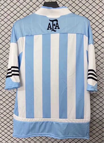 2004-2006 Argentina White Blue Hip-Hop Version Retro Soccer Jersey
