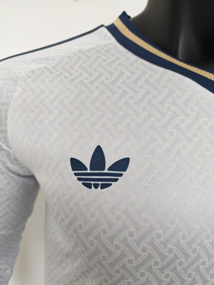 2026 Italy Away Long sleeves Player Version Soccer Jersey*长袖球员