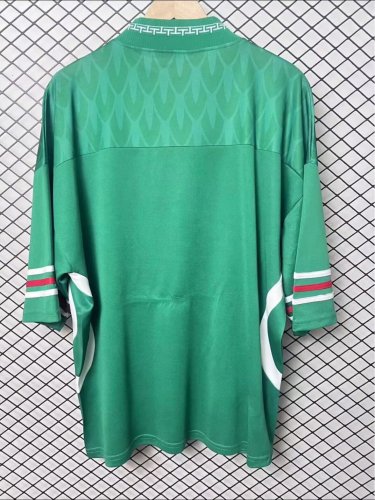 2002 Mexico Green Hip-Hop Version Retro Soccer Jersey