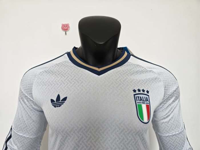 2026 Italy Away Long sleeves Player Version Soccer Jersey*长袖球员