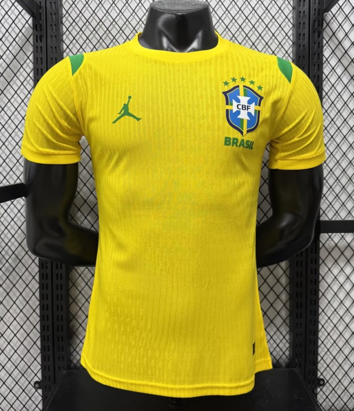 26-27 Brazil Yellow Special Edition Player Version Soccer Jersey