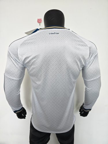2026 Italy Away Long sleeves Player Version Soccer Jersey*长袖球员