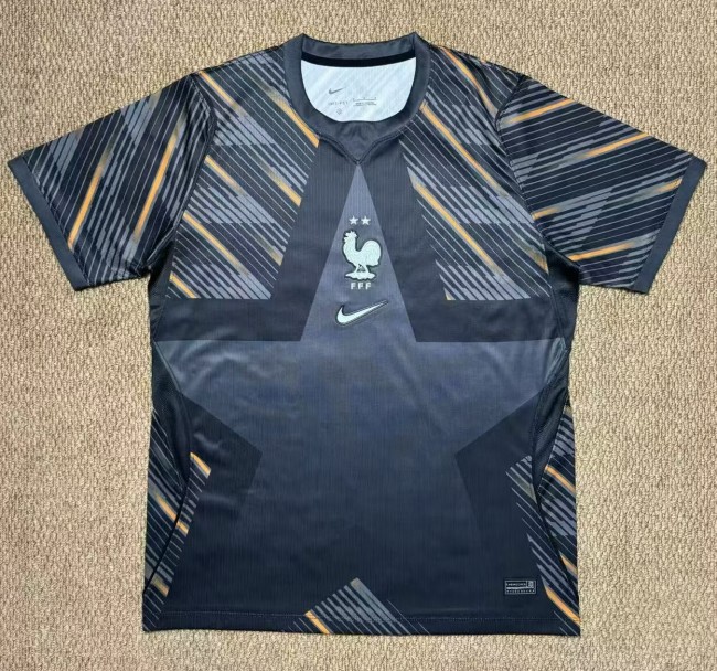 2026 France Black GoalKeeper Fans Soccer Jersey