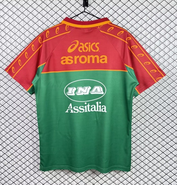 1995-1996 Roma Retro Soccer Jersey
